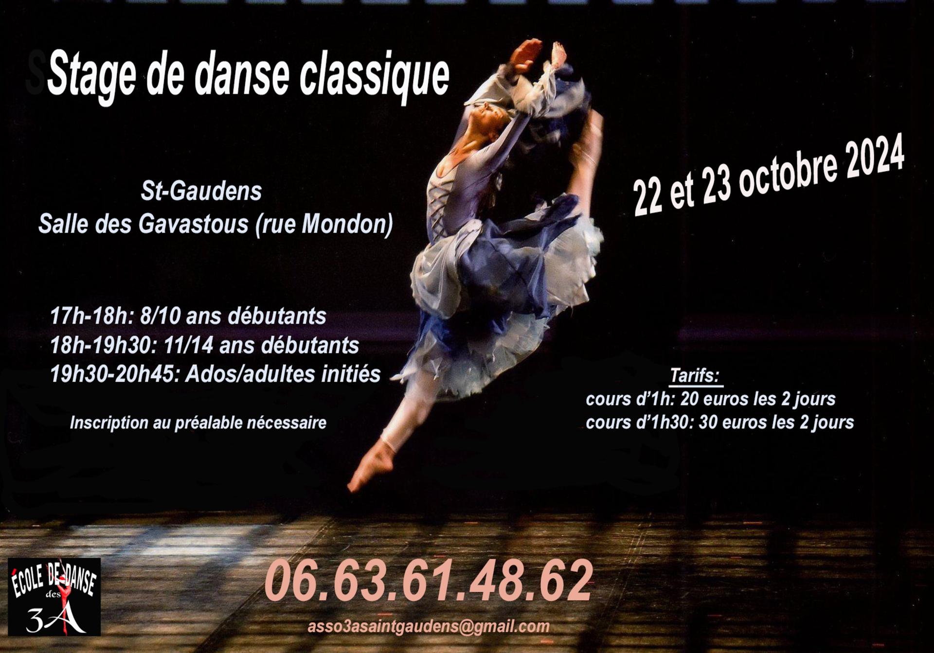 Stage classique octobre