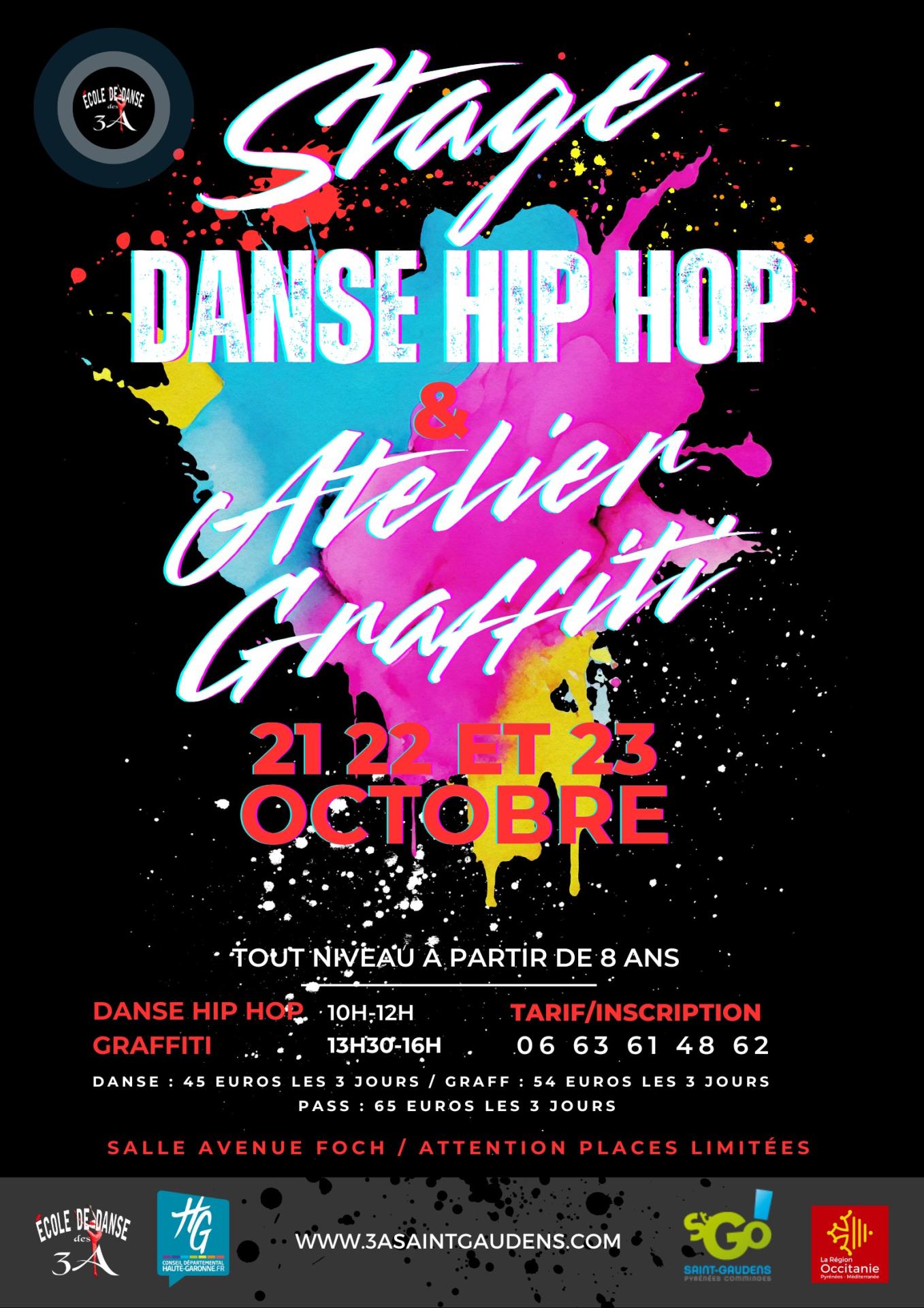 Stage hip hop graff octobre 2024